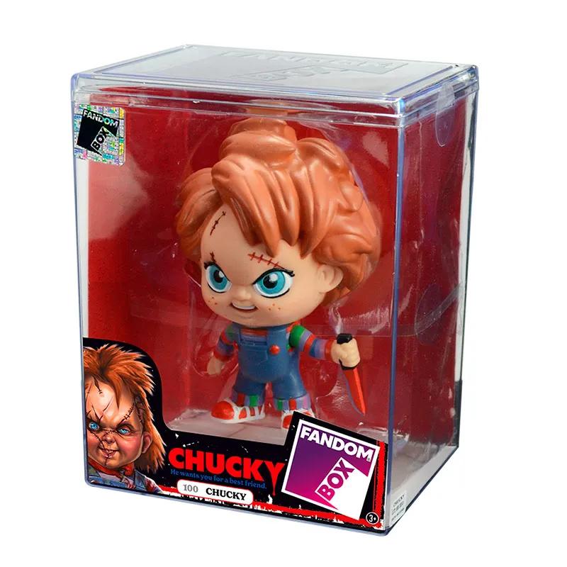 Fandom Box Boneco Do Chucky Em Vinil 10cm Hallowen - Líder Brinquedos