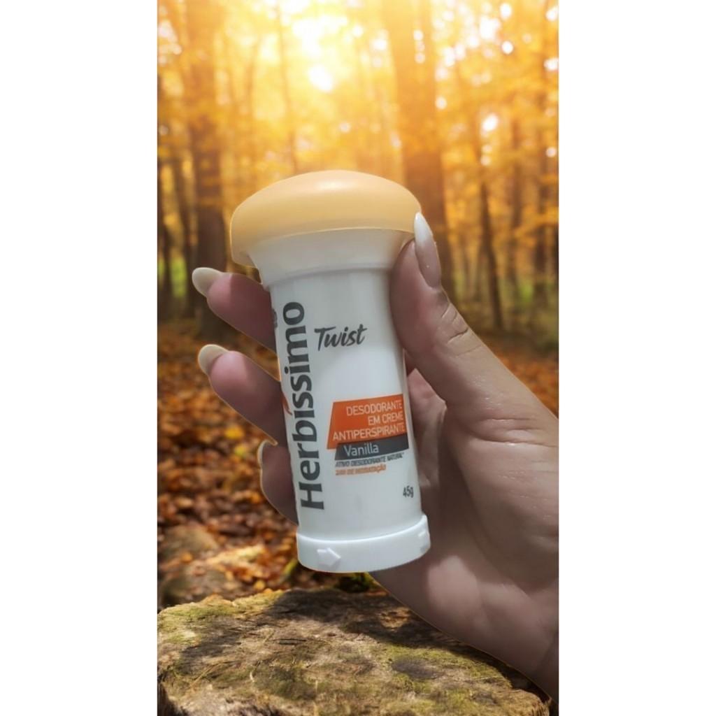 Desodorante Twist Antitranspirante Vanilla Herbissimo 45g