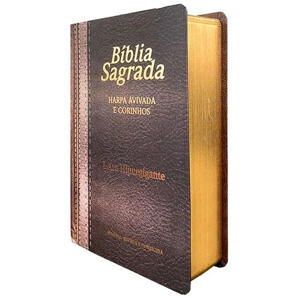 Bíblia Hipergigante Arc - Full Color - Laminada C/Harpa - Marrom