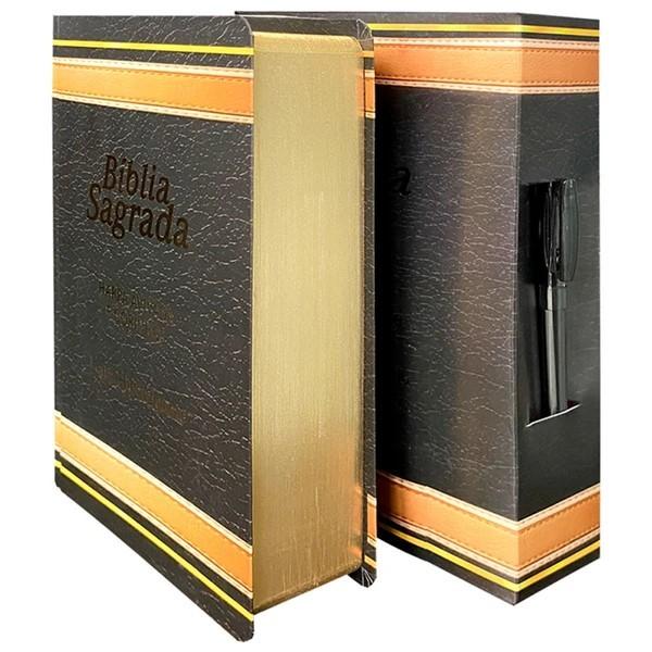 Bíblia Hipergigante - Arc - Full Color - Laminada C/Harpa - Preta