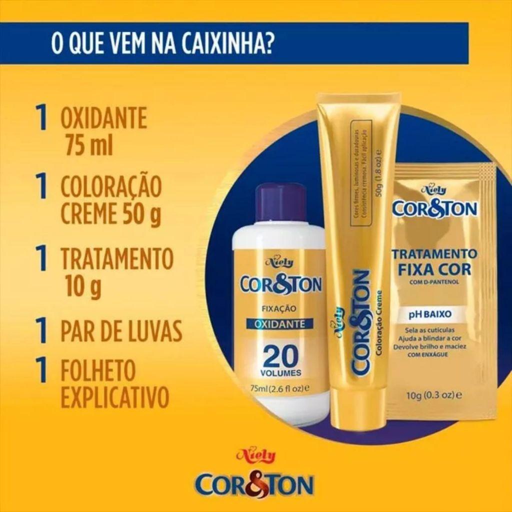 Tintura Cor Ton Niely 6.7 Chocolate