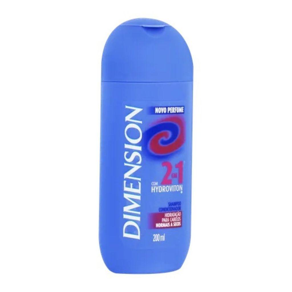 Shampoo Dimension Anticaspa 2 Em 1 Para Cabelos Secos 200ml