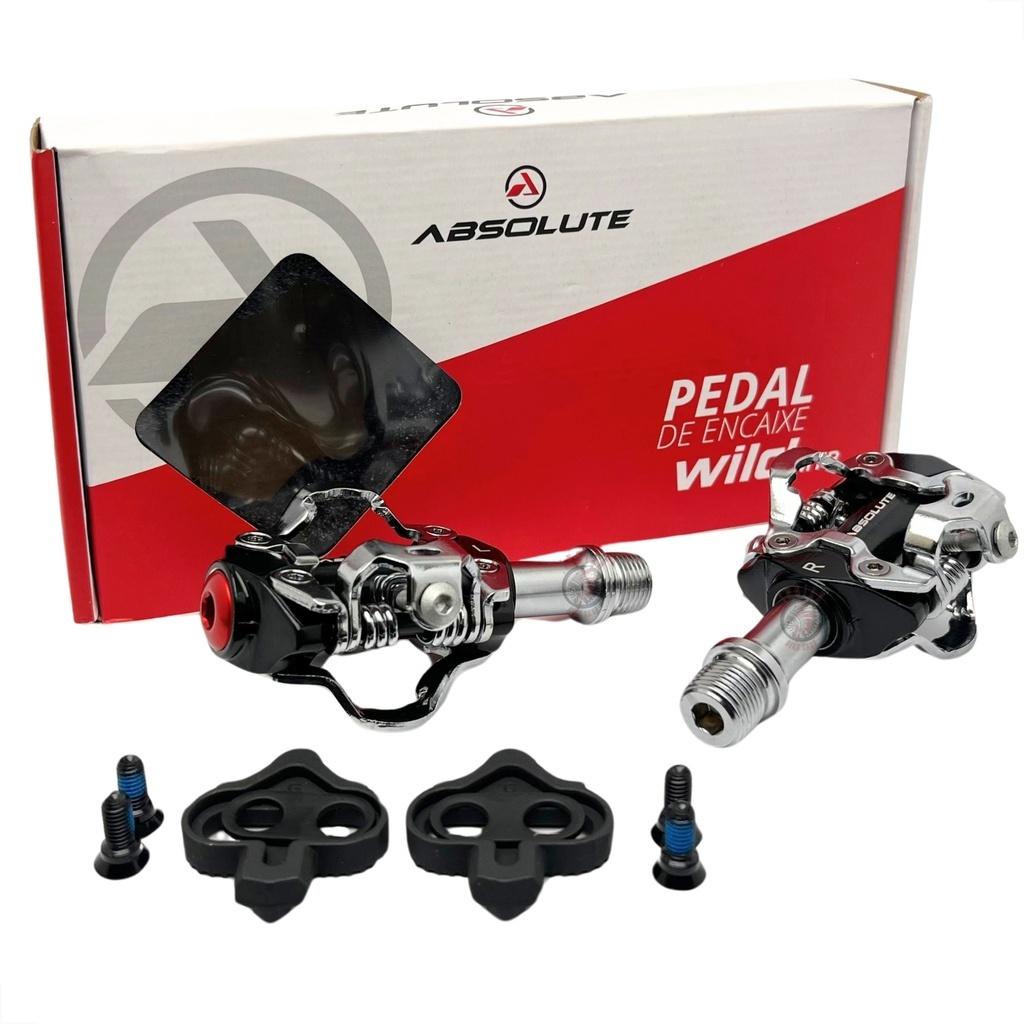Pedal Clip Absolute Wild Mtb Com Tacos E Rolamentos Selados
