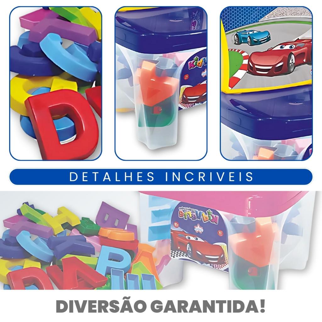 Cadeirinha Toy Infantil Educativa Didática Letras E Números Brinquedo Bebê Criança Kidverte