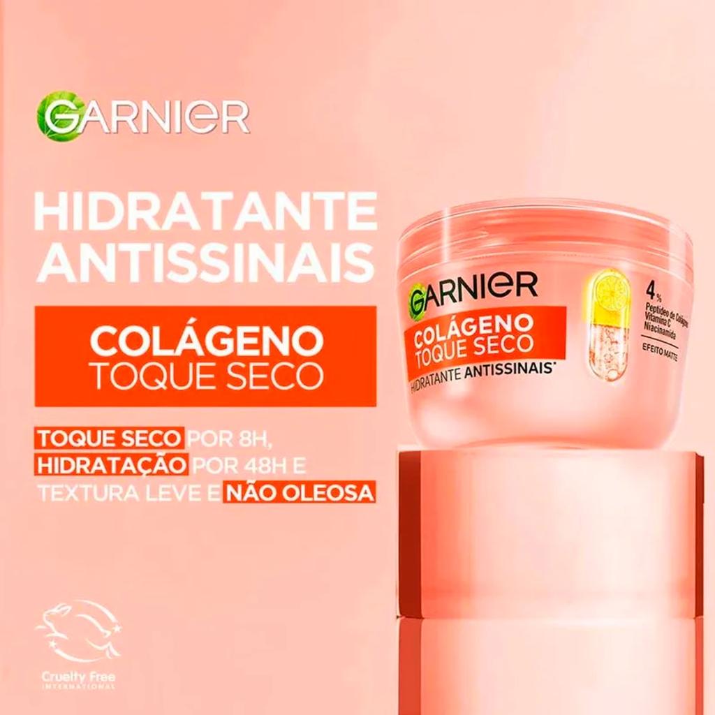 Hidratante Facial Antissinais Garnier Colágeno Toque Seco