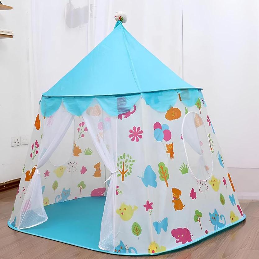 Barraca Castelo Encantado Proteção Anti-mosquito Poliéster Antialergico 130cm Cert. Inmetro