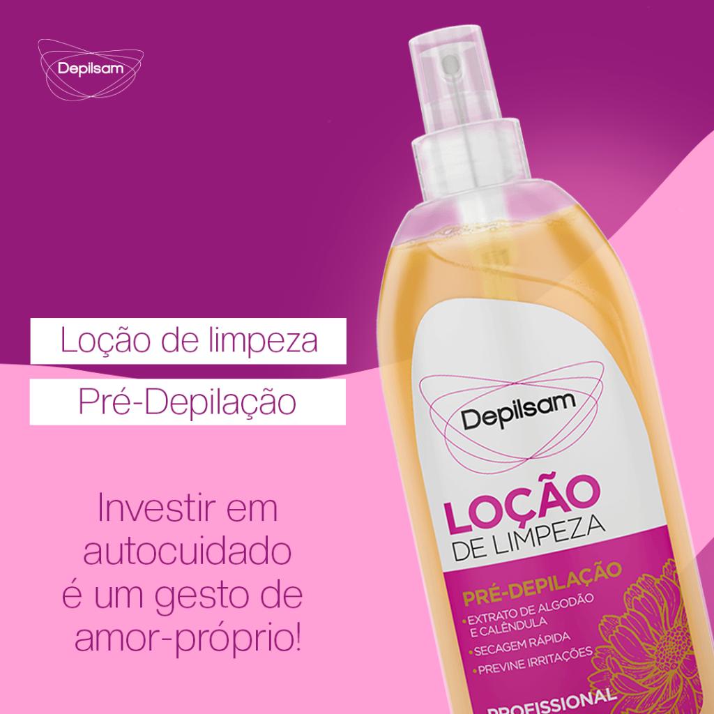 Loção De Limpeza Pré Depilação Depilsam 150ml