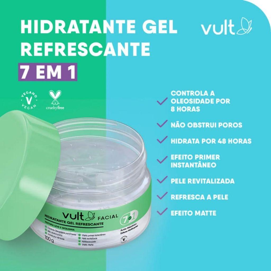 Gel Hidratante Refrescante Facial 7 Em 1 100g