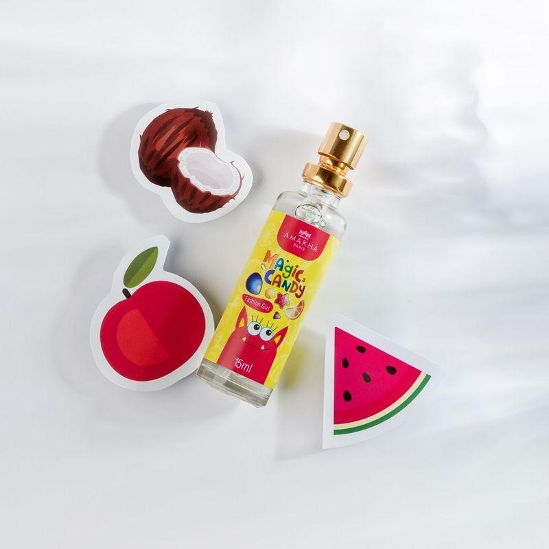 Deo Colônia Infantil Fashion Girl Magic Candy 15ml - Amakha Paris