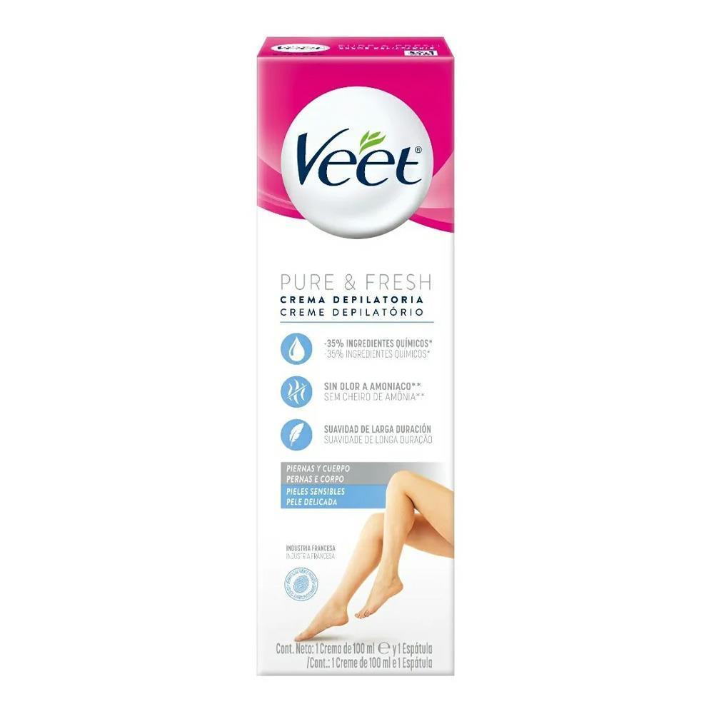 Veet Creme Depilatório Peles Delicadas Com 100ml