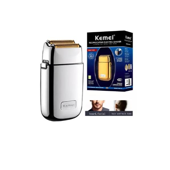 Barbeador Kemei Km-tx1 Prateado 127/220v