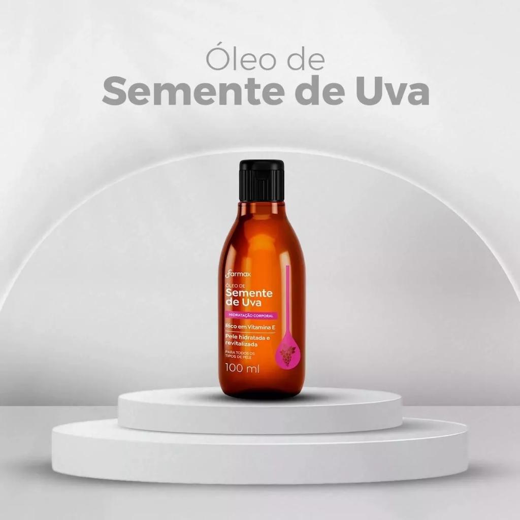Óleo Capilar E Corporal Farmax Semente De Uva 100ml