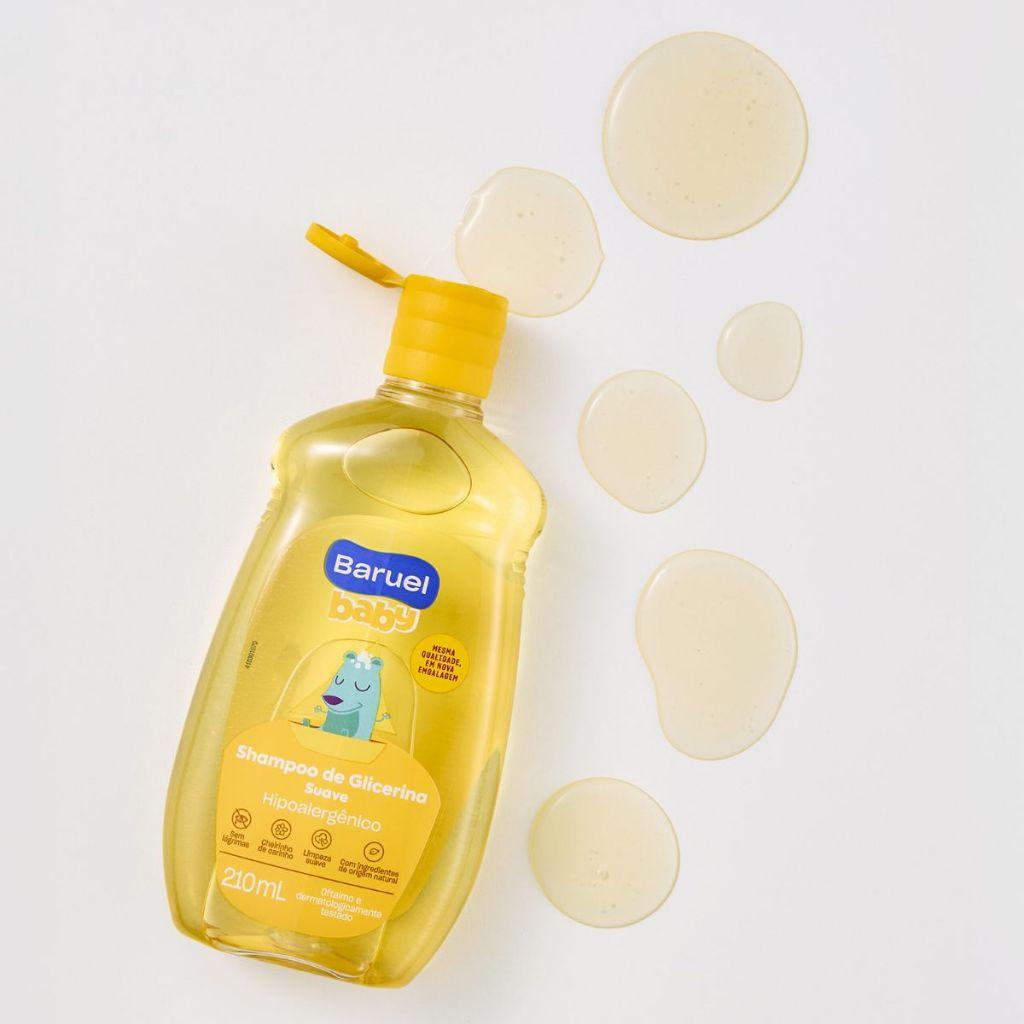 Shampo Suave Glicerina Baruel Baby 210ml