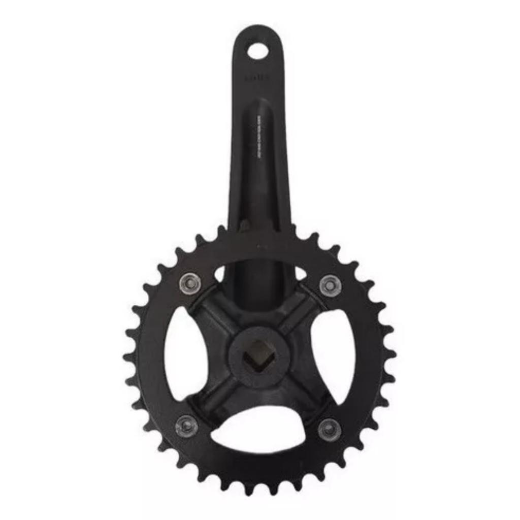 Pedivela Single Absolute Wild Coroa 34D Braço 175mm Mtb 9V 10V 11V 12V
