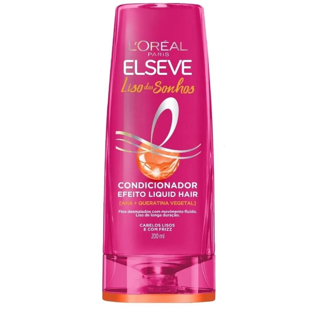 Kit Liso Dos Sonhos Shampoo + Condicionador 200ml Elseve Loréal Paris