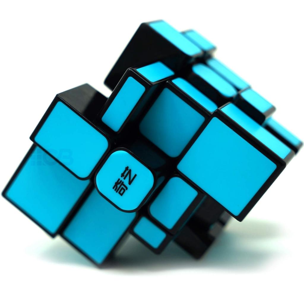Mirror Blocks 3x3 Qiyi Azul Shape Mod Adesivado