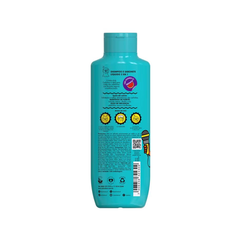 Kit Shampoo + Condicionador Salon Line Hidra Kids Cachinhos 300ml