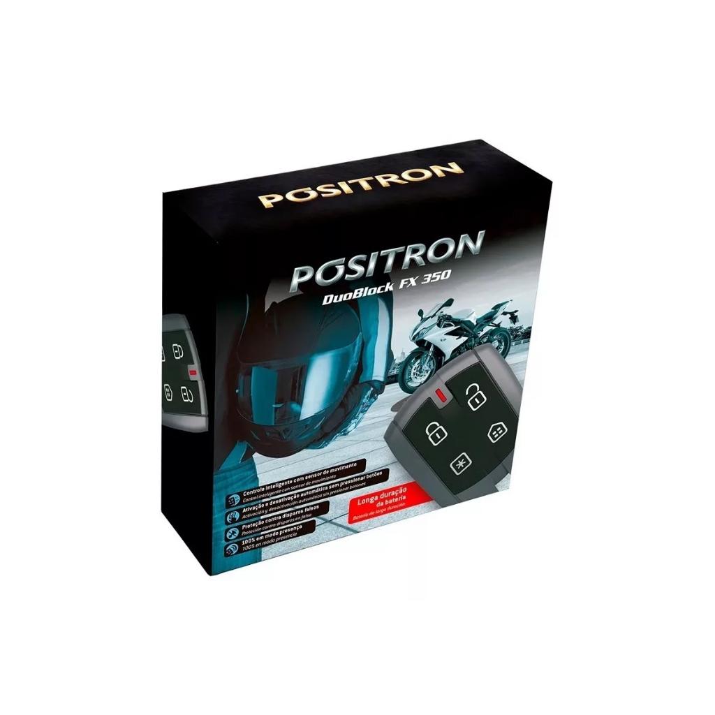 Alarme Para Moto Pósitron Duoblock Fx G8 350 Universal Presença