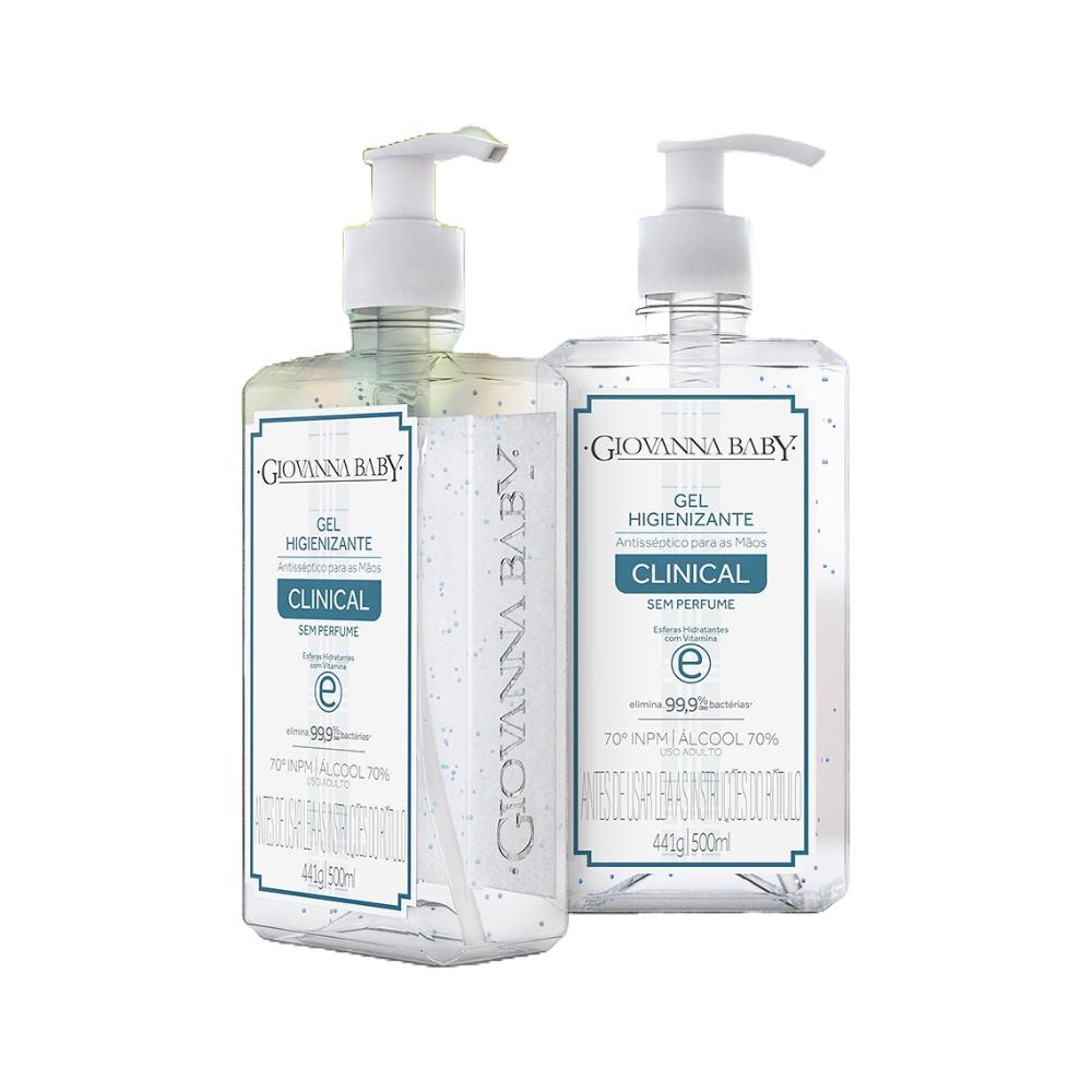 Álcool Em Gel Higienizante Giovanna Baby Clinical 500ml