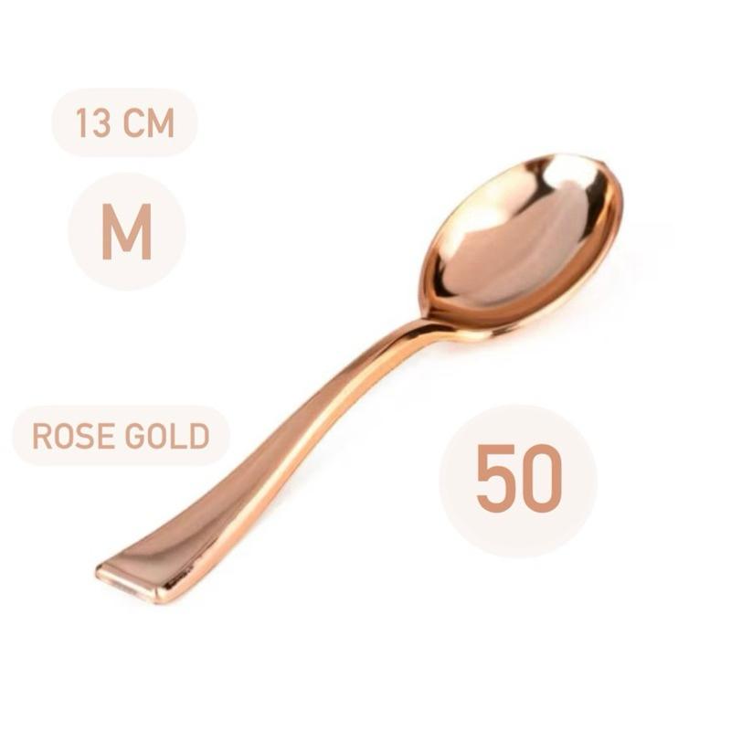 50 Colher Para Ovo De Colher Páscoa 2025 Prata Ouro Rose P/m/g