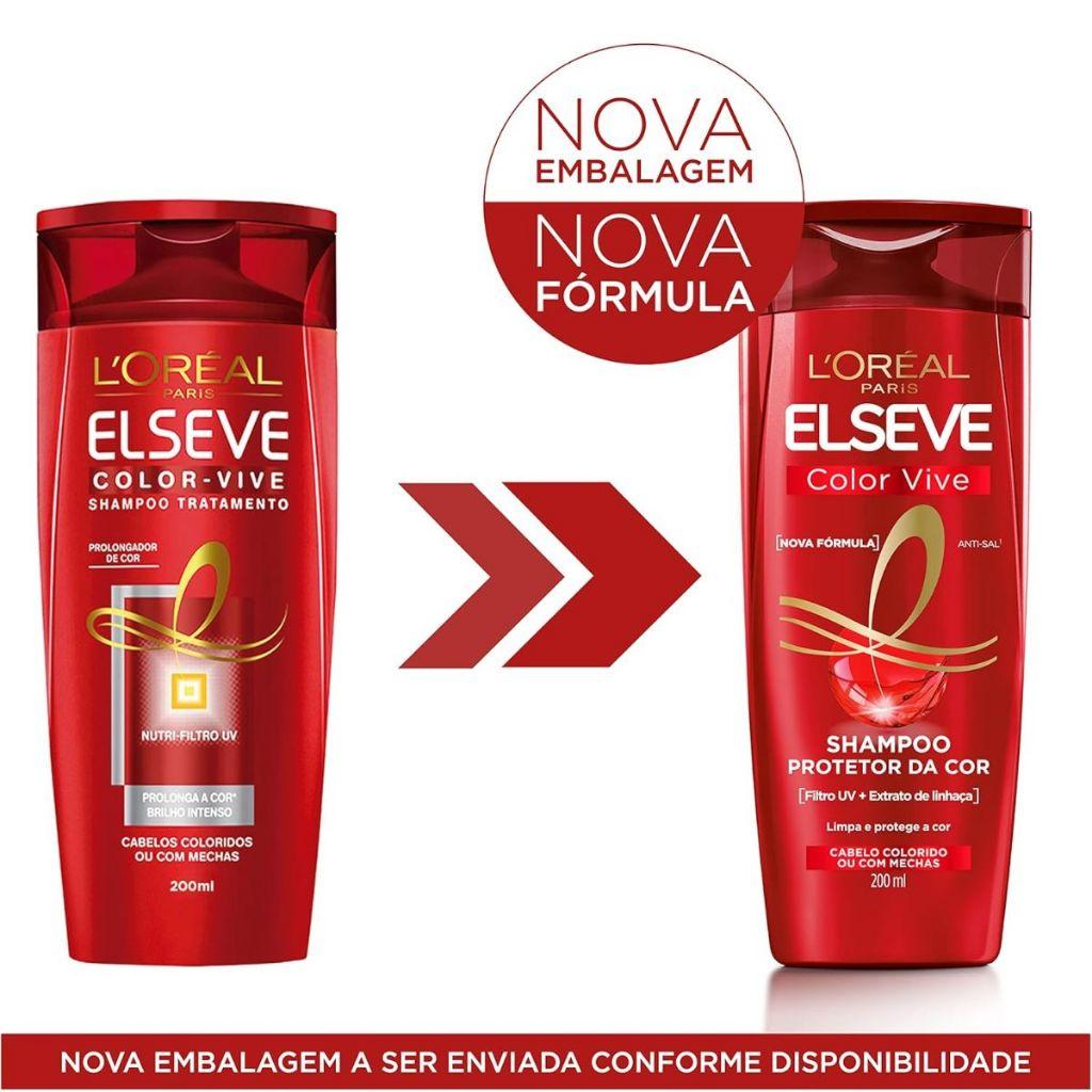 Shampoo Tratamento Elseve Color Vive 200ml L Oréal