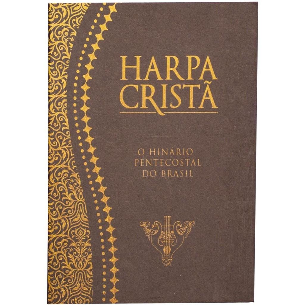 Harpa Cristã Pequena Letra Média Brochura Marrom