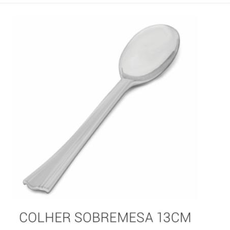 10 90 Colher Luxo Prata Silverplastic Para Ovo De Páscoa M 13 Centímetros
