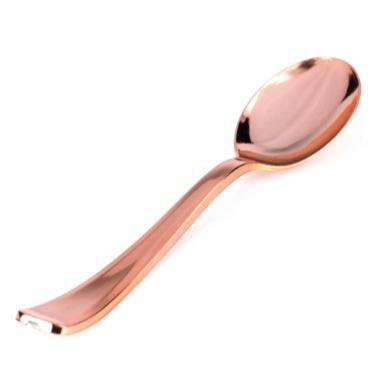 40 Colher Para Ovo De Páscoa Rose Gold/Dourada Luxo 13 Centímetros//