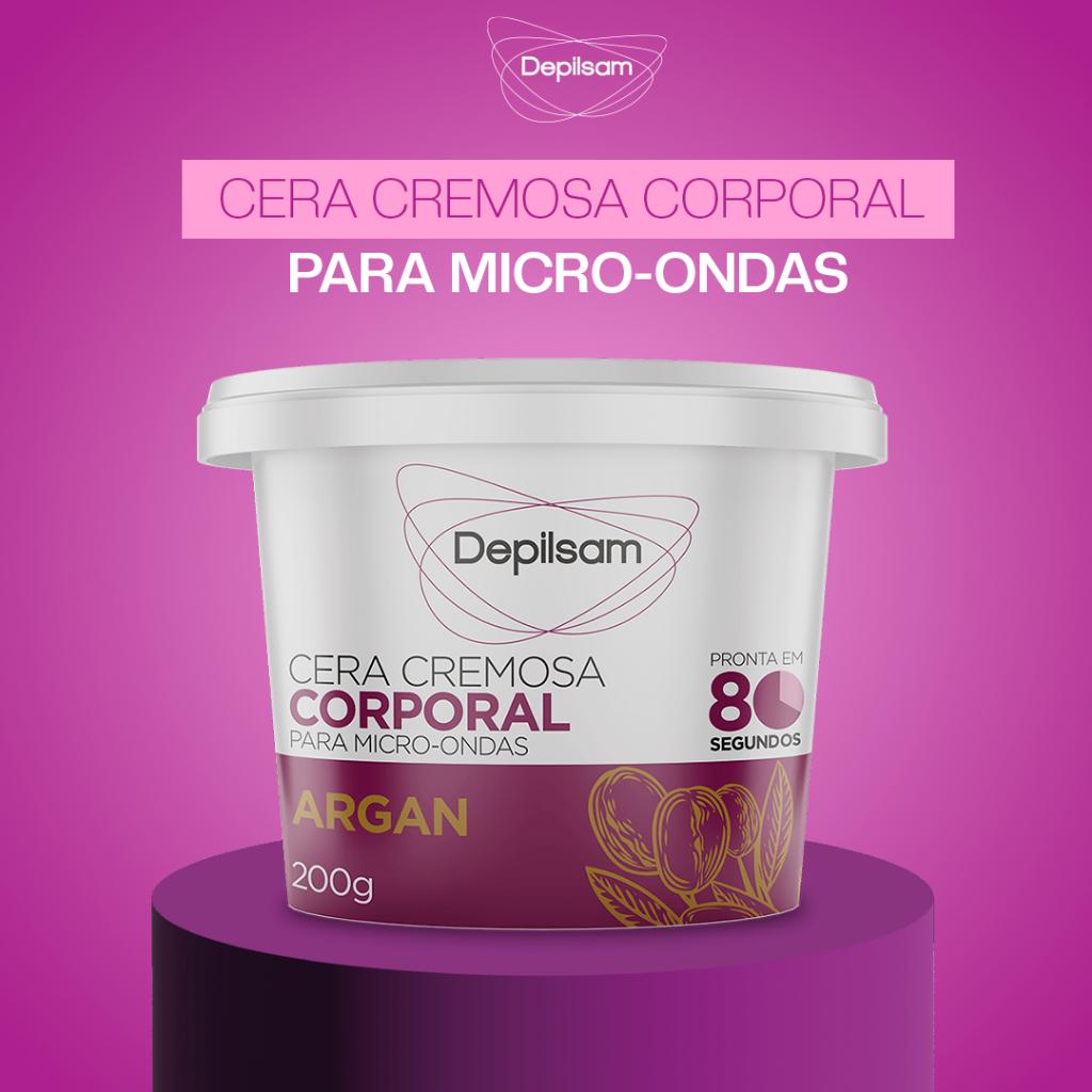 Cera Cremosa Corporal Depilsam De Micro-ondas Mel 100G