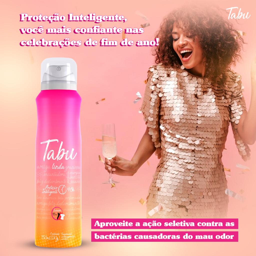 Desodorante Aerosol Antitranspirante Tabu Linda 150ml