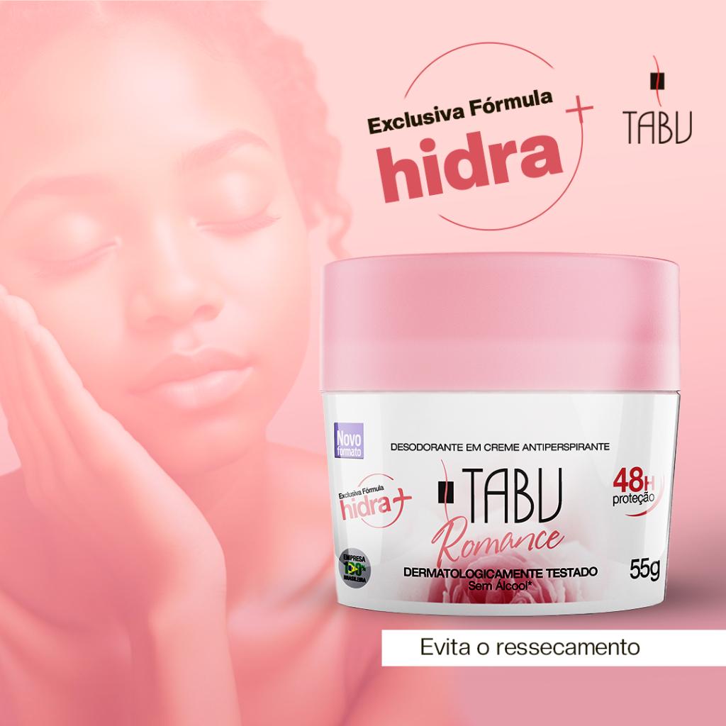Desodorante Creme Antitranspirante Tabu Romance 55G
