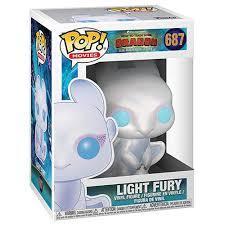 Funko Pop How To Train Your Dragon 3 Light Fury 687 Novo Original