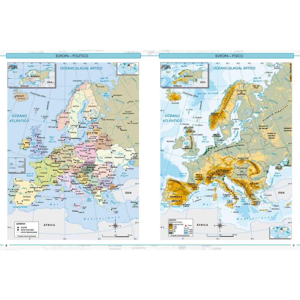 Livro - Atlas - Mapas Do Mundo - Ciranda Cultural
