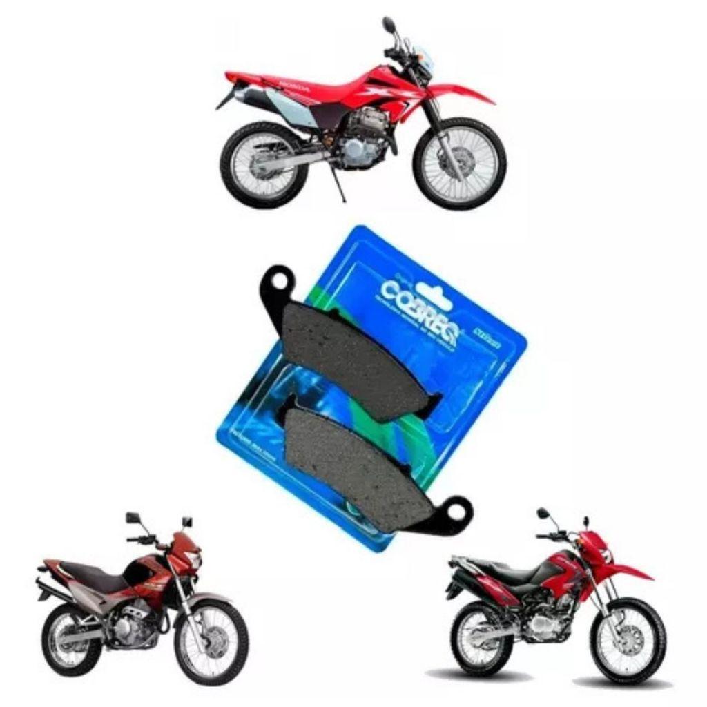 Pastilha Freio Dianteira Moto Biz Nx Sahara Falcon Xre 300