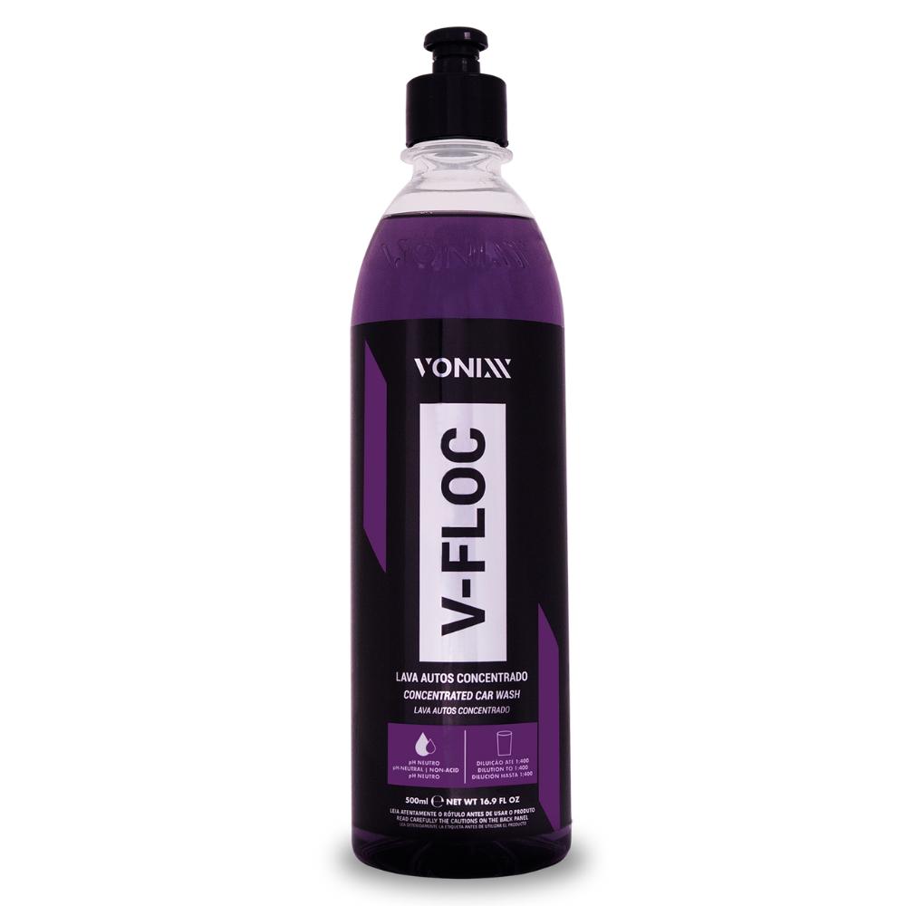 Kit Lavagem De Moto Shampoo Neutro V-floc Vonixx E Shampoo Para Barro V-mol Vonixx Pincel E Luva