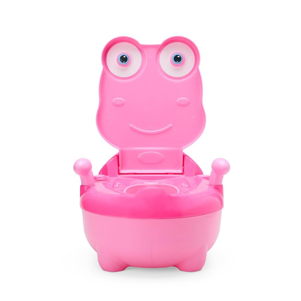 Troninho Infantil Musical Penico Sapinho Rosa - Replay Kids