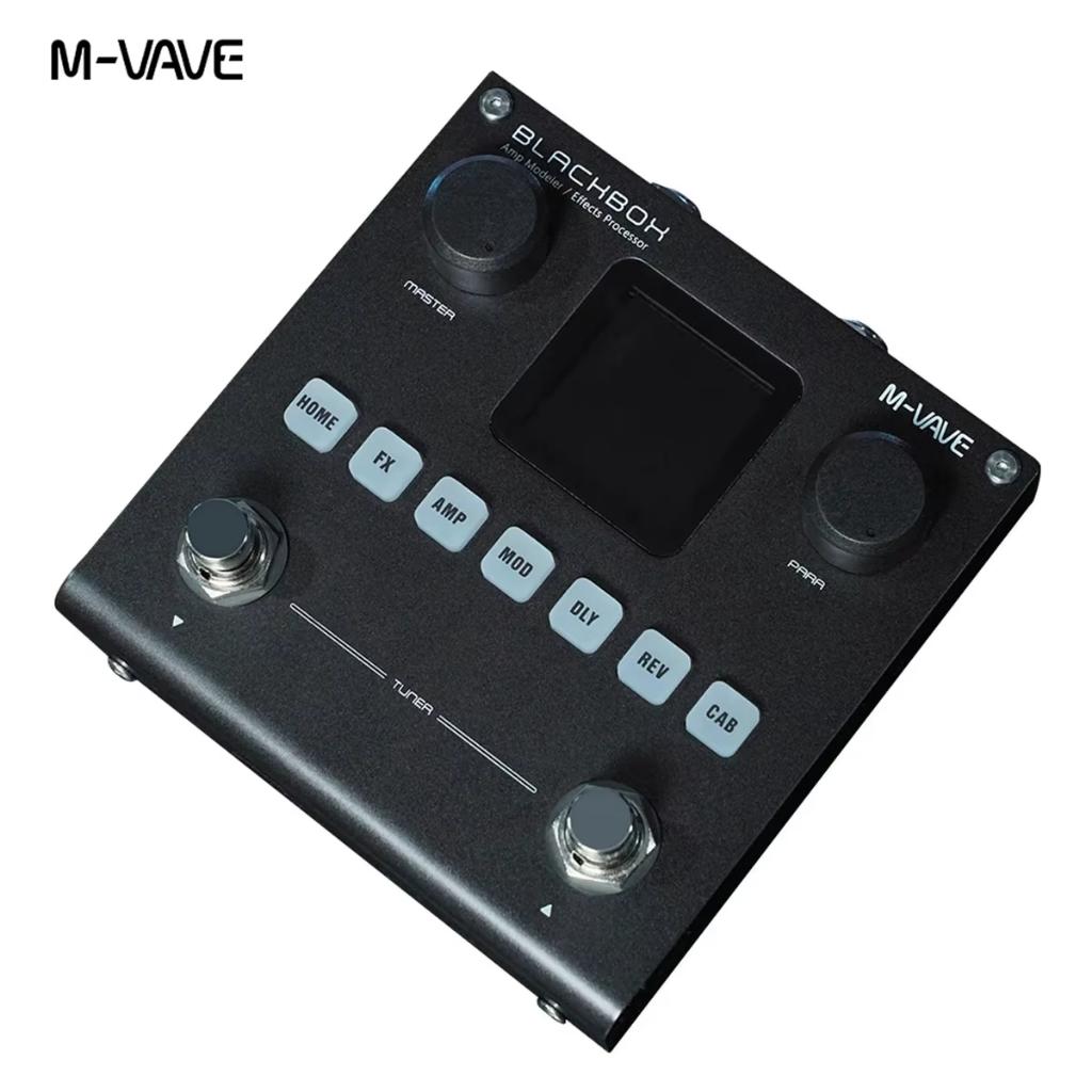 Multifunctional Effect Pedal For Guitar/bass M-vave Blackbox Built-in Drums) 80 Editable Presets 6 Effect Modules