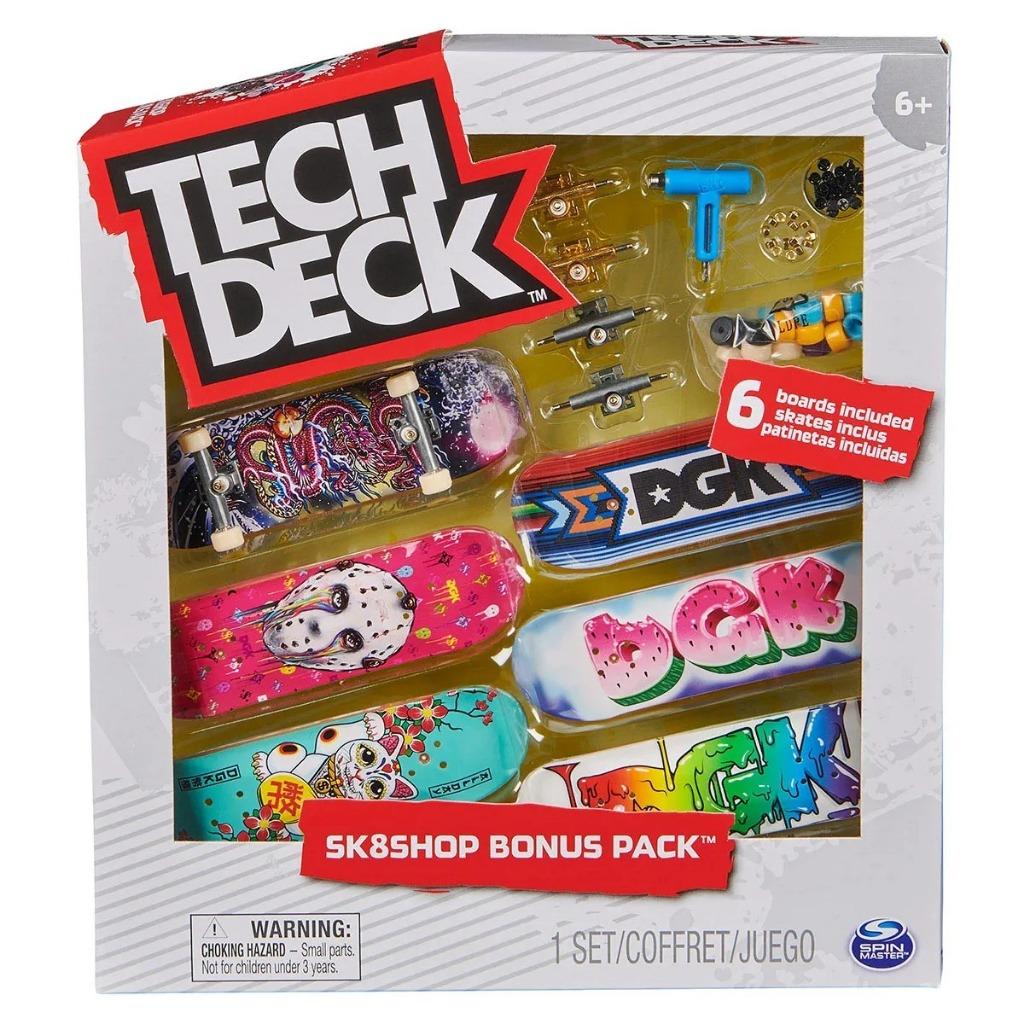 Tech Deck Bonus Pack Com 6 Skates De Dedo - Sunny