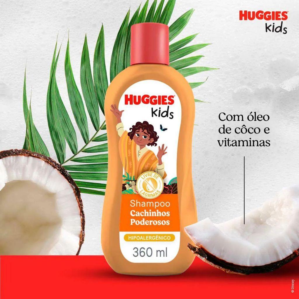 Shampoo Infantil Huggies Kids Encanto Cachinhos Poderosos 360ml