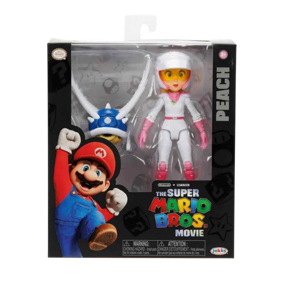 Bonecos Super Mario E Peach De 12cm Com 1 Acessório E 16 Articulações - Sunny Brinquendos
