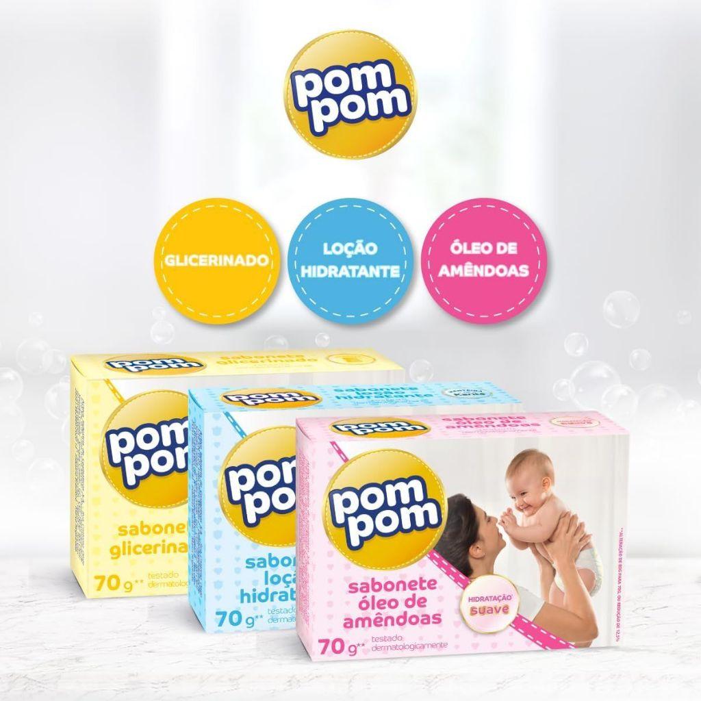 Sabonete Em Barra Pom Glicerinado 70g