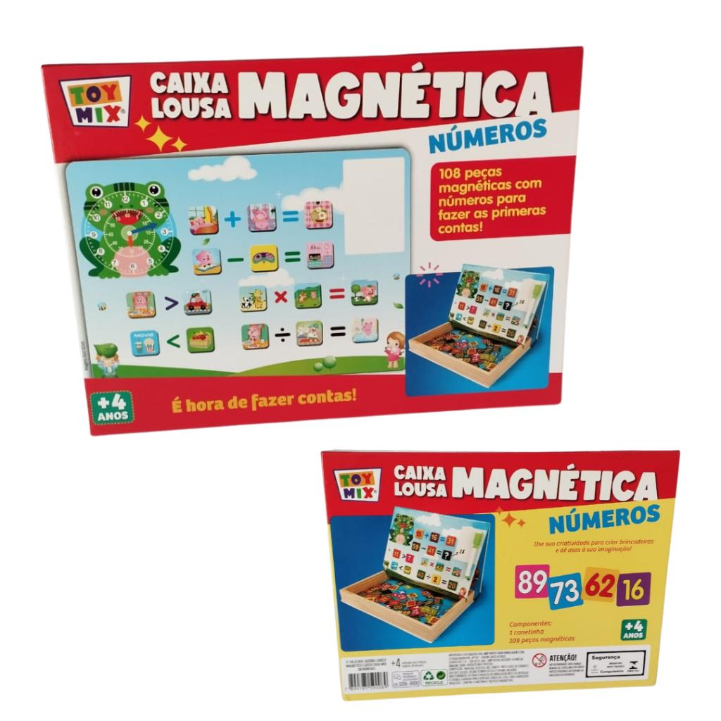 Brinquedo Educativo De Montar Coloridos Montessori Quebra Cabeça Caixa Magnética Autismo