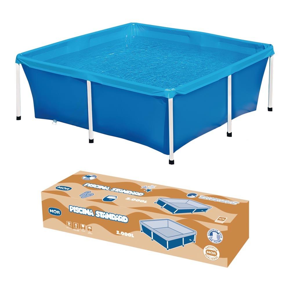 Piscina 2000 Litros 187cmx187cm Infantil Verão Mor