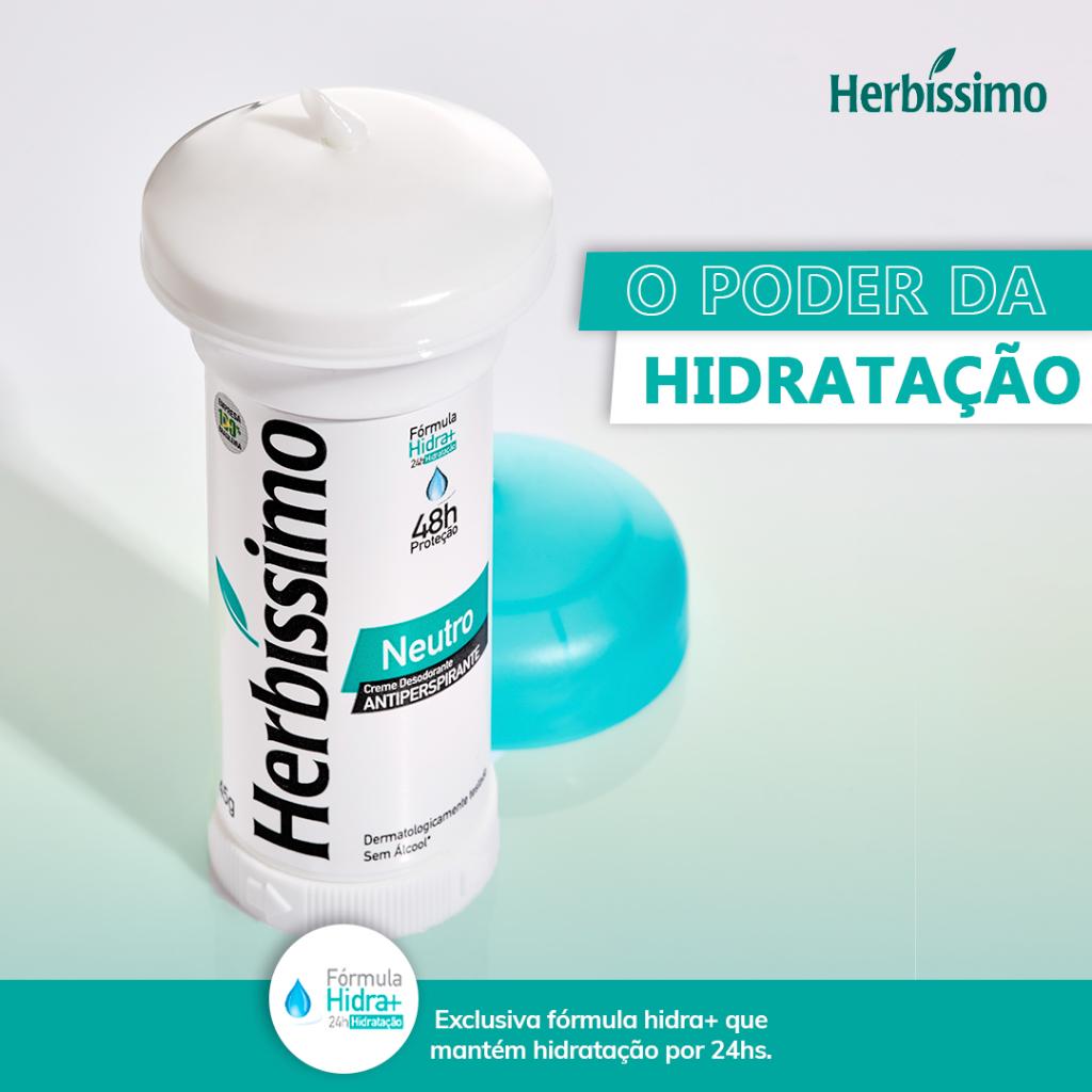 Kit Desodorante Twist Antitranspirante Neutro Herbissimo 45G (3 Unidades)