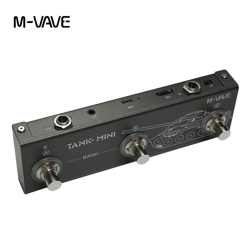 Pedal Multiefeitos Para Guitarra Elétrica/baixo M-vave Tank Mini Suporta Predefinições/edição De Tons Recursos 6 Módulos