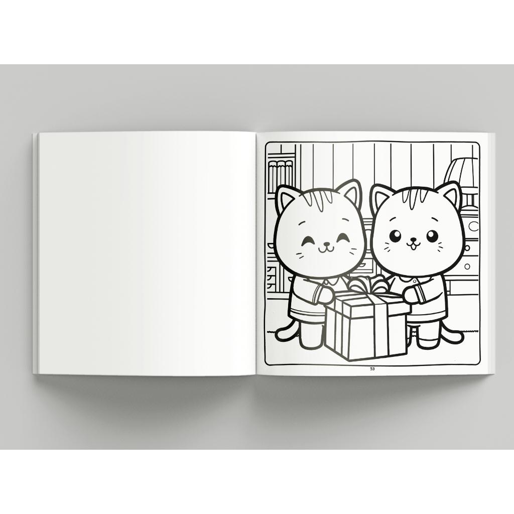 Cute Comfy - Coloring Book For Adults