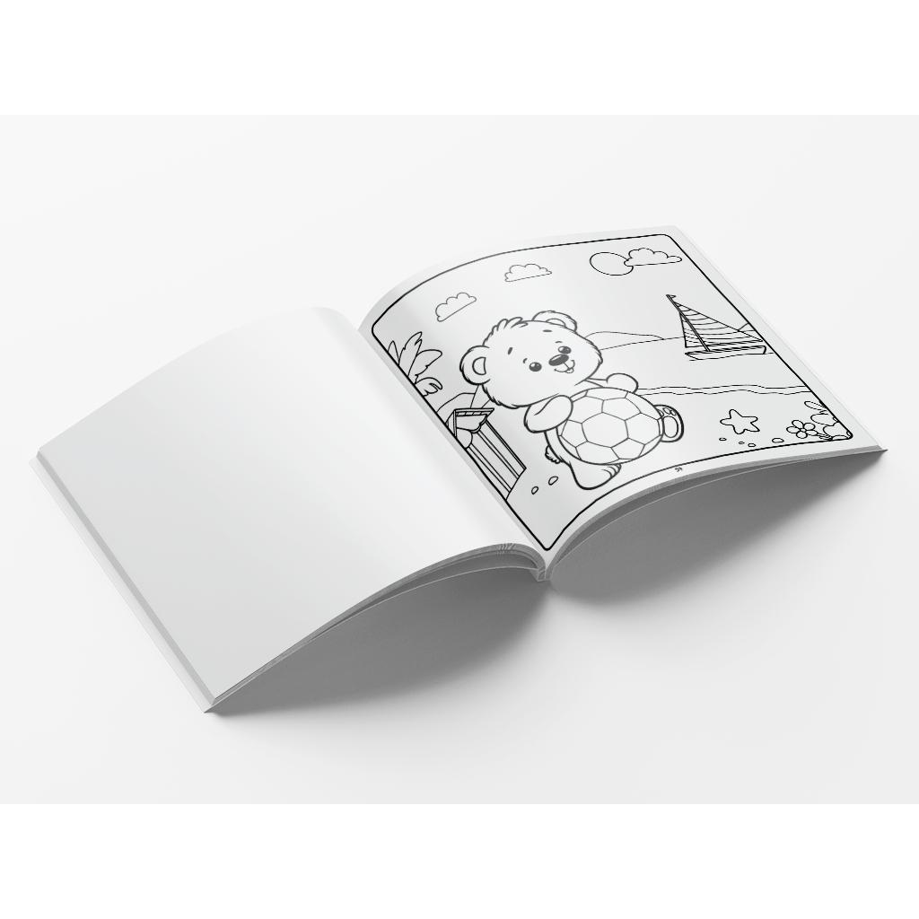Cute Comfy - Coloring Book For Adults