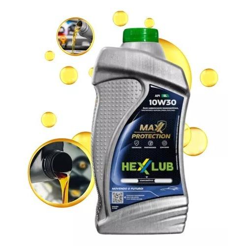 Oleo Moto Hexxlub 4T 10w30 Sl Semi Sintético 1L