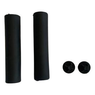 Manopla Punho Para Bike Rtm Espuma Silicone Gel Macia Mtb Cor Preto