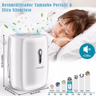 800ml Mini Air Desumidificador Elétrico Ambiente Antimofo Portátil E Bivolt 127/220v Yesop